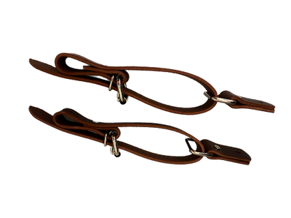 Bareback and Bull 1" Leather Spur Straps | Bull Riding Gear