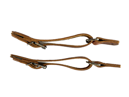 Bull Riding Spur Straps - Harness Leather